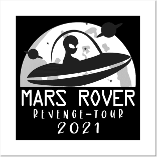 Mars Rover Revenge Tour 2021 Posters and Art